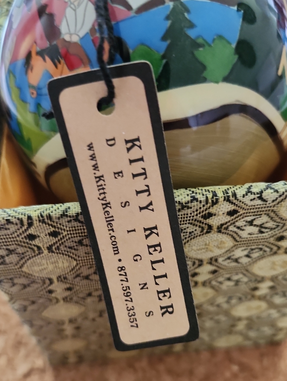 Kitty Keller Design Grand Teton National Park Glass Ornament - Picture 5 of 10